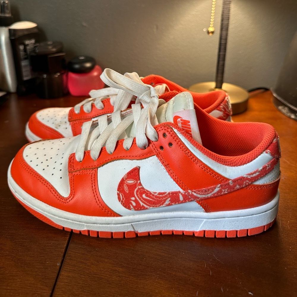 Nike Dunk Low Orange Paisley